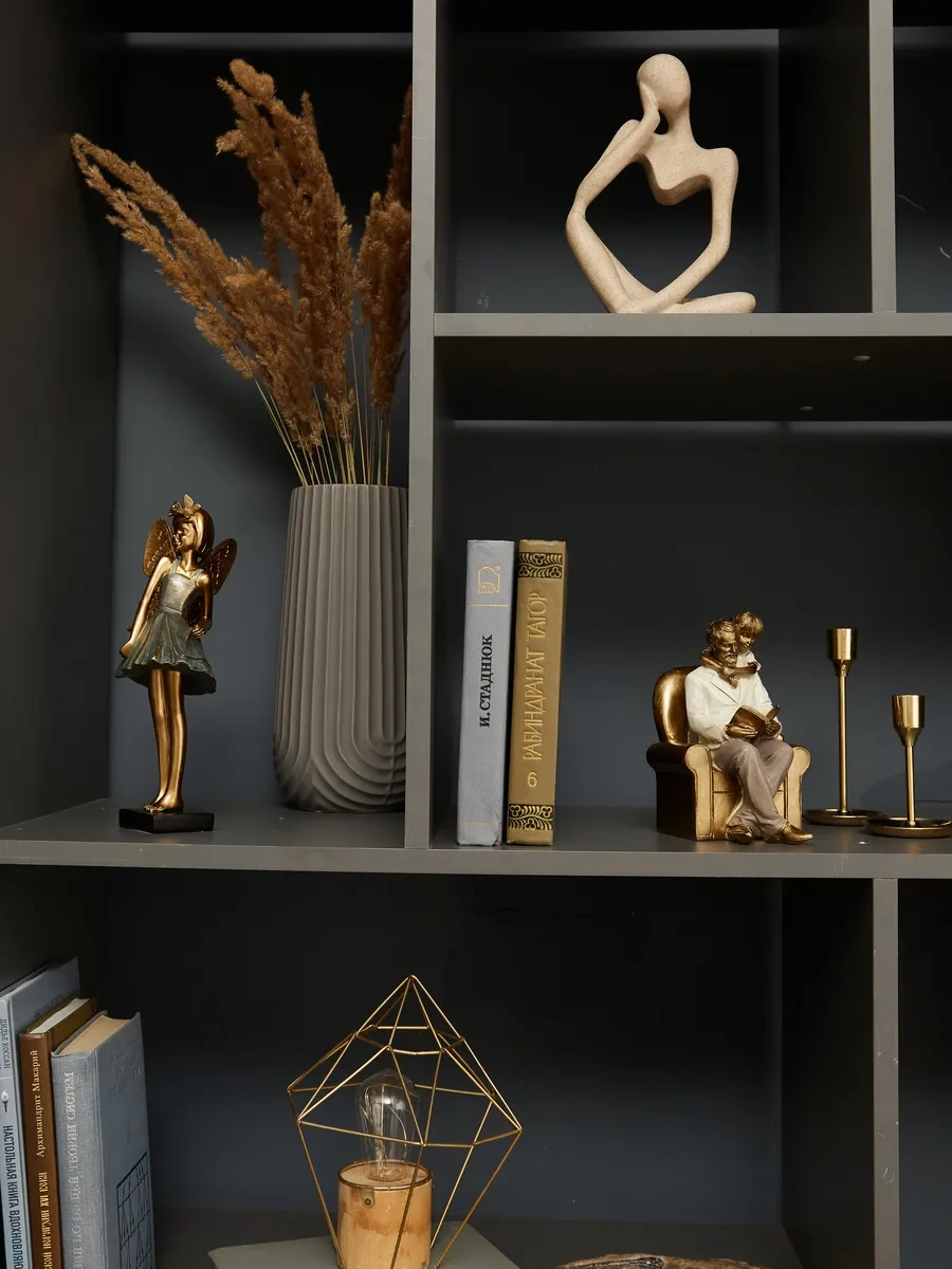 Lefard Dekoratif Heykelcik "dede Ve Torun" 19,5 Cm 200584940