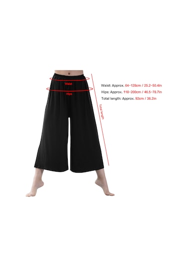 Teltree Kadın Dans Antrenman Pantolonu - Geniş Paça, Esnek Bel, Yumuşak Polyester, 92cm Uzunluk, Yeşil Yeşil K1743 Koyu Yeşil