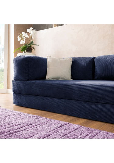 Argimo Godila Çok Amaçlı Sofa Çift Kişilik Yatak Koltuk Lacivert