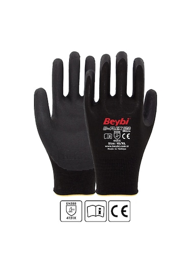 Beybi B-FLEX120 10Beden 12li Micro Köpük Nitril Eldiven (4131X)
