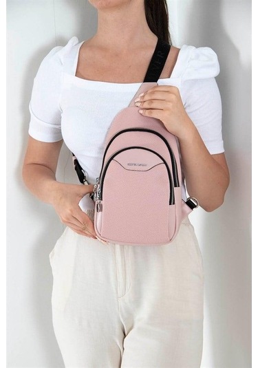 Silver Polo Sp959 Kadın Vücut Çantası Petek Pink-pink