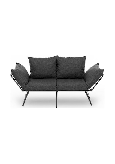 Pafu Viper İkili Katlanır Yataklı Koltuk Keten Koyu Gri