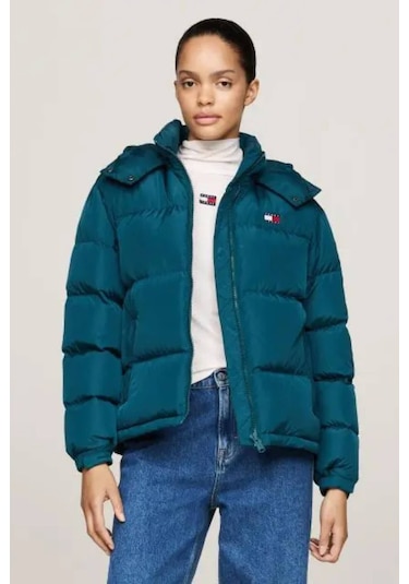 Tommy Jeans Kadın Mont-dw0dw18610 Mavi