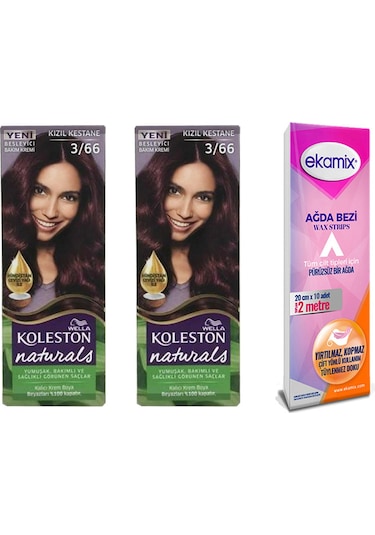 Koleston Naturals Saç Boya 3 - 66 Kızıl Kestane 2 Adet