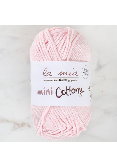 La Mia Mini Cottony 25 Gr Pembe Bebek El Örgü İpi