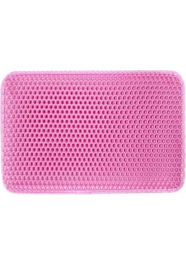 Maxaccess Pembe 45x60 Cm Su Geçirmez Çift Katmanlı Kedi Kumu Pedi İle Evinizi Temiz Tutun