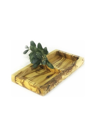 Zethome Zeytin Ağacı Ahşap Oyma Çerezlik İkili