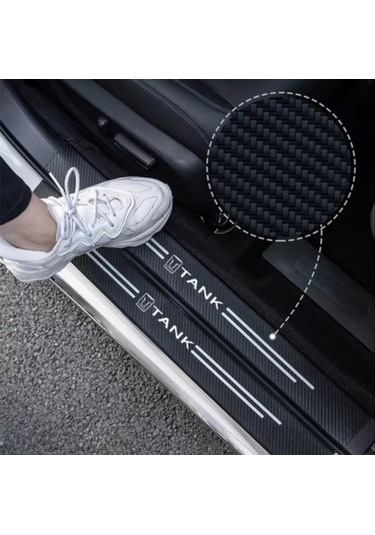 Homeben Tank Otomobil Eşik Korumalı Karbon Film Kaplaması 235109246