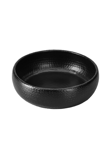 Porland Sia Siyah Dekoratif Derin Kase 31 Cm