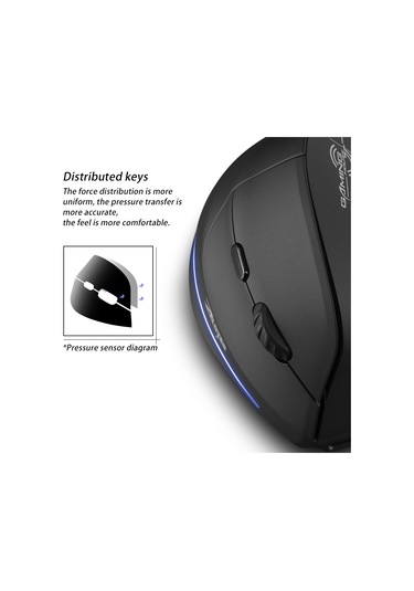 Hallow Zelotes F-35 Dikey Kablosuz Şarjlı Optik Mouse