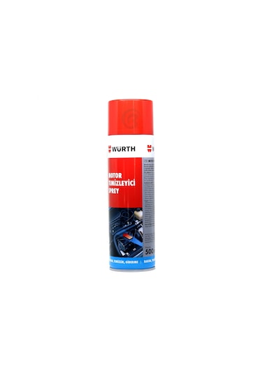 3X Würth Motor Temizleyici Sprey 500 Ml Su Gerekmez