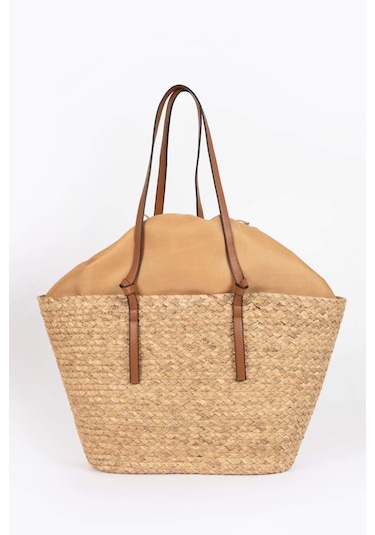 DeFacto Kadın Hasır Omuz Çantası Z4390AZNSBG33 Bej DeFacto Kadın Hasır Omuz Çantası Z4390AZNSBG33 Bej