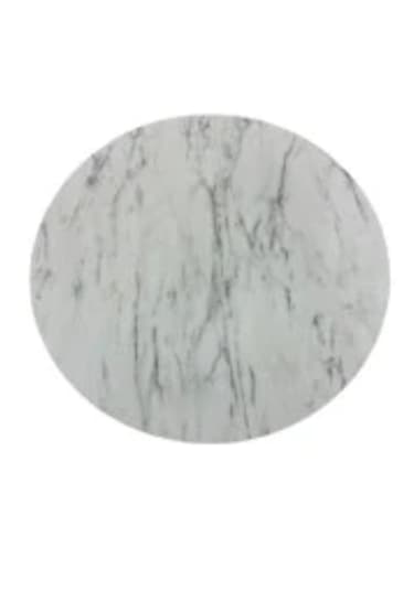 Dzgn Home Katlanabilir Metal Ayaklı Ahşap Yer Sofrası Beyaz 90