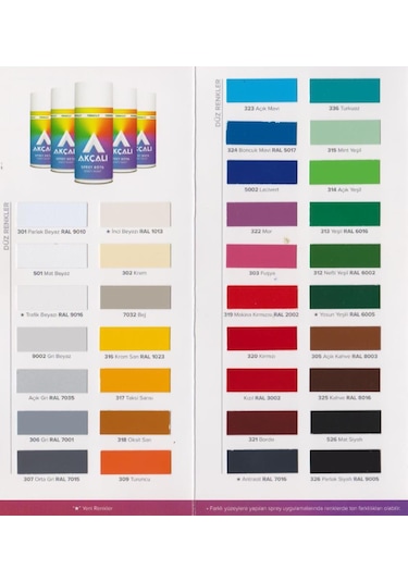 Akçalı Sprey Boya 400 ML