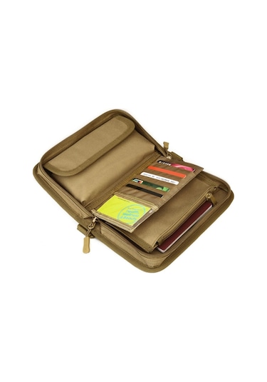 Sones Outdoor Seyahat Pasaport Cüzdanı 6 İnç Cep Telefonu Çantası Siyah