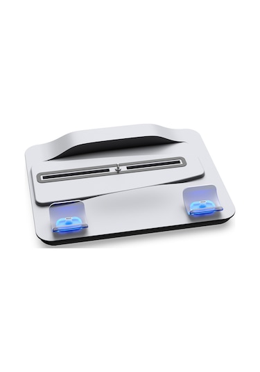 Dobe PS5 Multi Fonksiyonlu Konsol Şarj Standı Fanlı Beyaz