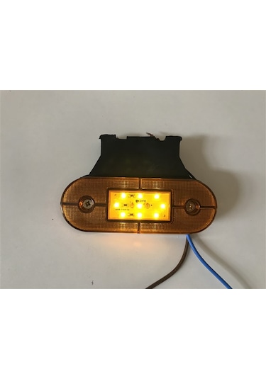 Replax Sarı Kasa Lamba 24V Sallamalı 6 Ledli Dorse Lambası TAS24VSD