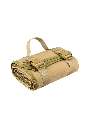 Lemestar Dış Mekan Su Geçirmez Mala Taşıma Matı - 900d Nilon, 200x75cm, Çadır/hiking İçin Dayanıklı, Kol Saati İle Taşınabilir, Rulo Haline Getirilebilir Haki