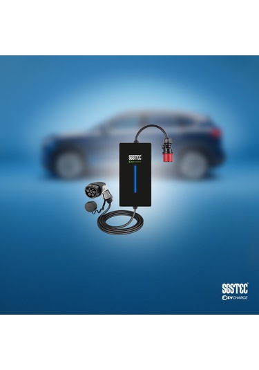 Sgstec Home 7.4kW -11kW - 22kW Type2 32A 5 M Kablolu Elektrikli Araç Şarj Cihazı