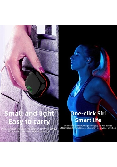 Novahub Lecak S190 Kablosuz Kulaklık: Bt 5.1, Dokunmatik, Ipx4 Su Geçirmez, Gürültü Önleyici, Uzun Pil