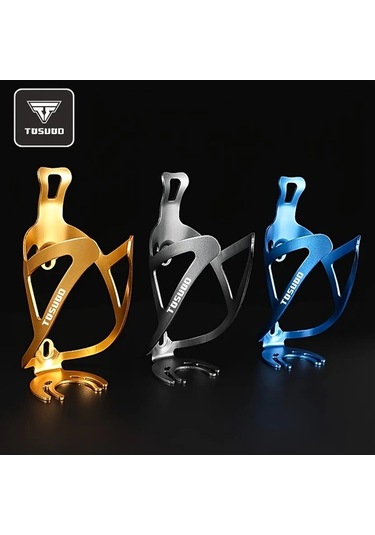 Chuangyinshop Tosuod Ultra Hafif Alüminyum Bisiklet Şişe Tutucu - Siyah Dağ Ve Yol Bisikleti Aksesuarı Siyah