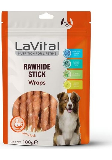 Lavital Ördek Etli Sarılı Çubuk Köpek Ödülü 100 Gr