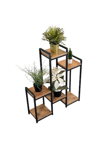 Saksı Standı Çiçeklik Raf Bitki Rafı 2146