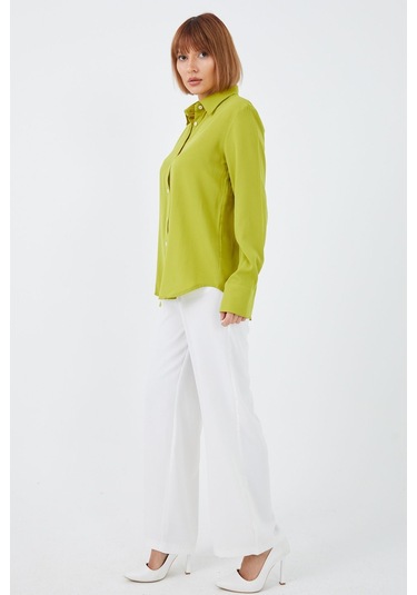 Dparis Fitilli Gömlek Yağ Yeşili