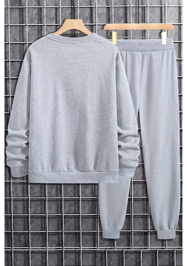 Antrasit Eşofman Takımı Gri1