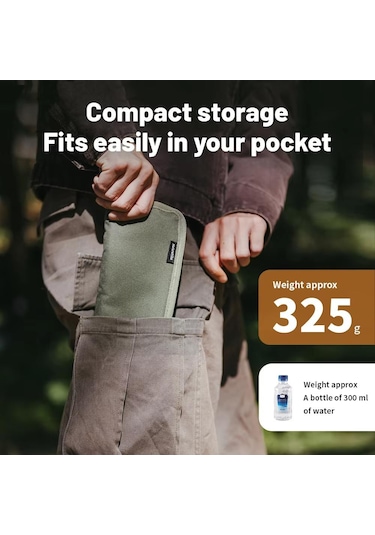 Naturehike Katlanır Tabure Taşınabilir Açık Hava Kamp Alüminyum Sandalye Siyah Siyah