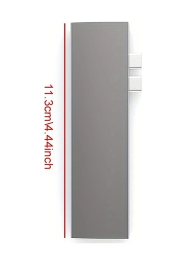 Xuweiwei P1 Usb C Hub Adaptor 4k Ultra Hd Macbook Uyumlu İcin Tasinabilir Dok Istasyonu Hizli Usb 3 0 Ve Tf Sd Kart Okuyucu