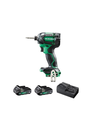 Hikoki WH18DC-2.0 18V/2.0AH 210NM Çift Akülü Şarjlı Darbeli Vidalama