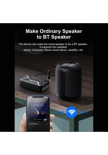 Yunboo "t-r22 Kablosuz Bluetooth 5.0 Alıcı Verici - Tv, Araç Ve Hoparlörler İçin Çift Modlu Ses Adaptörü"