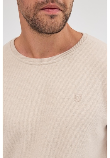 Comeor Erkek Bej Standart Fit Normal Kesim Pamuklu Basic Bisiklet Yaka Sweatshirt Bej Comeor Erkek Bej Standart Fit Normal Kesim Pamuklu Basic Bisiklet Yaka Sweatshirt Bej