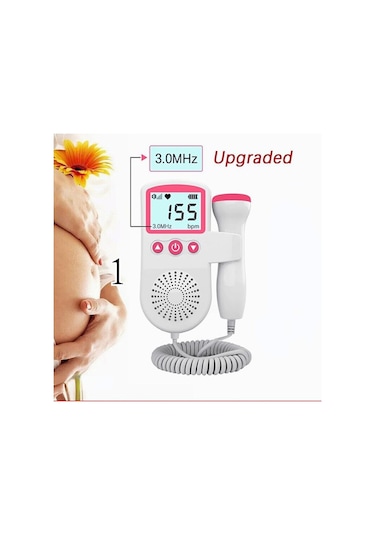 Fetal Doppler Bebek Kalp Atış Hızı Dedektörü Ultrason Kalp Atışı Atışı Monitörü