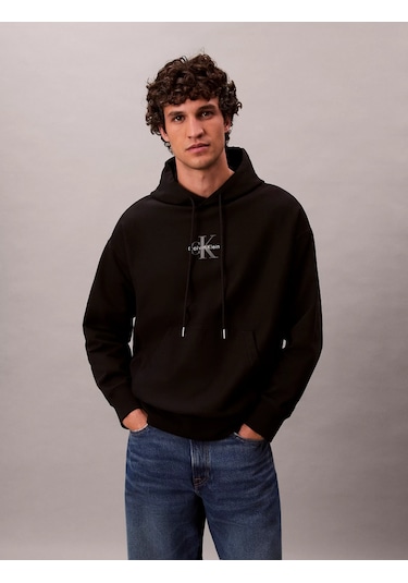 Calvin Klein Jeans Premium Penye Mikro Monologolu Kapüşonlu Erkek Siyah Sweatshirt Lv04rc281g-ub1 Siyah Calvin Klein Jeans Premium Penye Mikro Monologolu Kapüşonlu Erkek Siyah Sweatshirt Lv04rc281g-ub1 Siyah