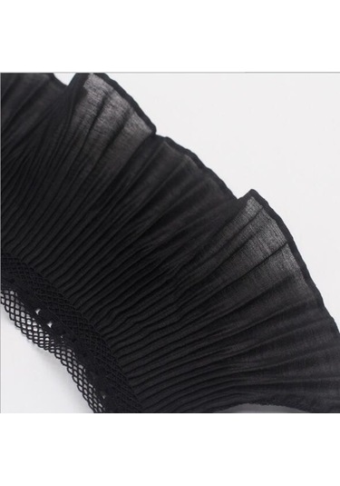 Novahub İlkbahar-sonbahar Sahte Kollu Dantel Kanca Çiçek Manşet Beyaz Pileli Kadın Aksesuarları