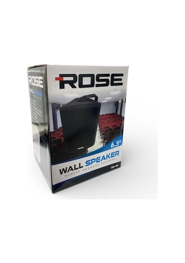 Rose Rd-06b Trafolu Hoparlör Siyah 16 Cm 40 Watt 6 İnç