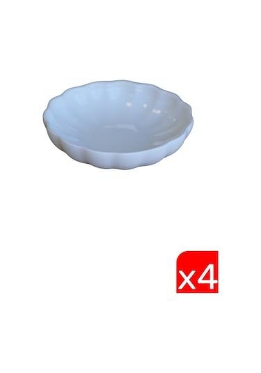 Kütahya Porselen Bone Luz Krem Kase 8cm 4 Lü Bnlzf08ks00 krem