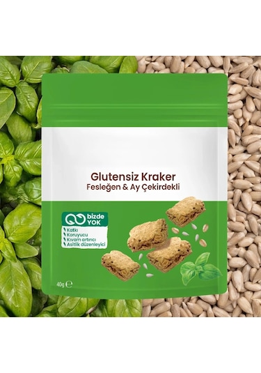 Mey İthalat Fesleğenli Ayçekirdekli Kraker 40 Gr