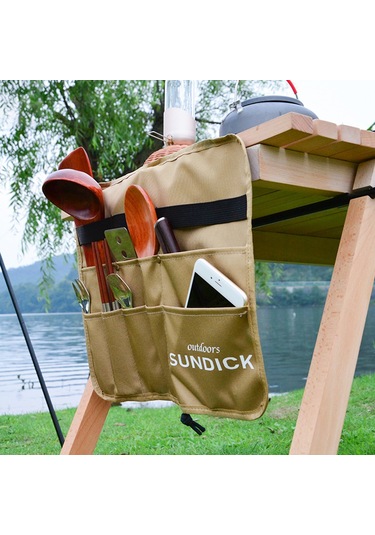 Konesam Dışarıda Kullanım İçin 900d Oxford Kumaş Çoklu Cepli Askı Depolama Çantası - Kamp, Yürüyüş, Dağa Tırmanma Çok Renkli