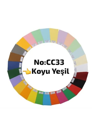 Alex Schoeller Fon Kartonu Koyu Yeşil 160 Gr A4 100'lü 1 Paket