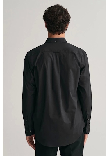 Gant Erkek Siyah Regular Fit Gömlek Siyah