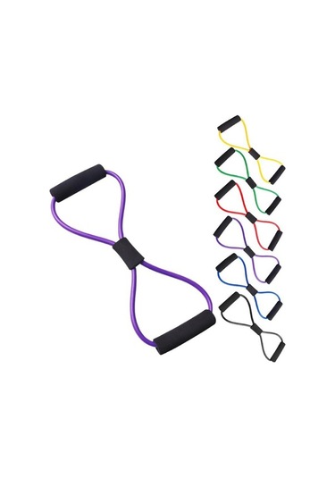 Maoyaya 8 Şekilli Direnç Bandı Elastik Halat Ev Menekşe Menekşe, Enerji Artırıcı Menekşe