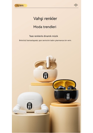 Aurora Kablosuz Mavi Kulaklıklar İyispor Gürtü Azaltma Kalitesine Sahiptir.