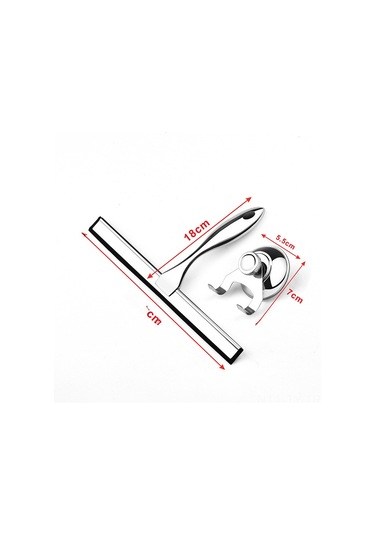 Teltree Ev Ve Ticari Kullanım İçin Paslanmaz Çelik Cam Temizleyici, Zincirli刮刀 Ve Süspansiyonlu Sünger, Tek Yönlü Kir Ve Su İzlerini Kaldırır Diğer