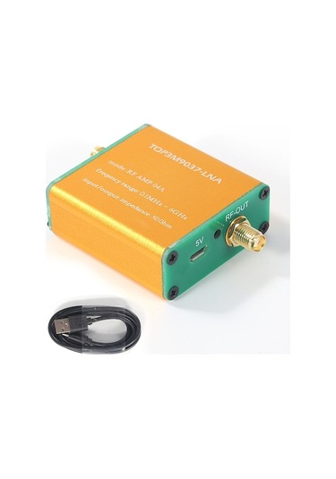 100k-6ghz Tüm Dalga Bantlı Radyo Sinyal Güçlendirici, Düşük Gürültü, Yüksek Performans, Pil Dahil