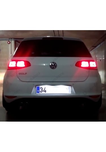 Fardoktoru Vw Golf 7 Beyaz Led Plaka Lambasi Seti Ariza Yakmaz