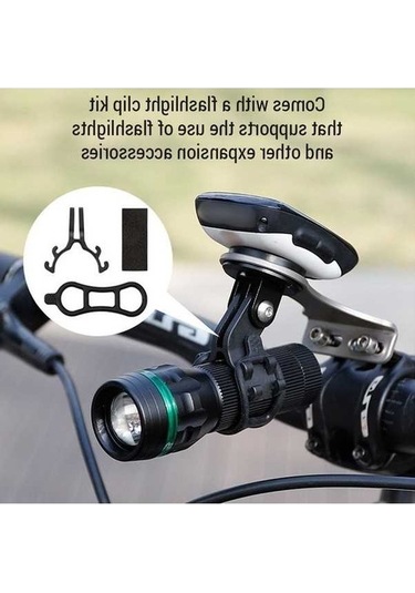 Ulzyvf Createtech Kamera Montajı Fener Bisiklet Bilgisayarı, Tutucu Ve Adaptör Ls Gümüş Gümüş