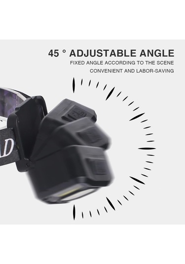 Ps-024 Pratik Sensörlü Sinyalli Şarjlı Kafa Lambası Çok Renkli